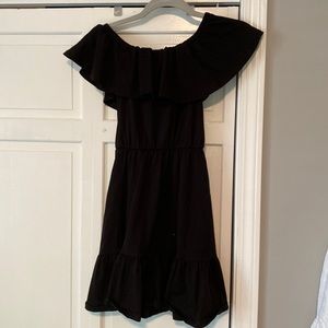 ASOS Black Off the Shoulder Dress